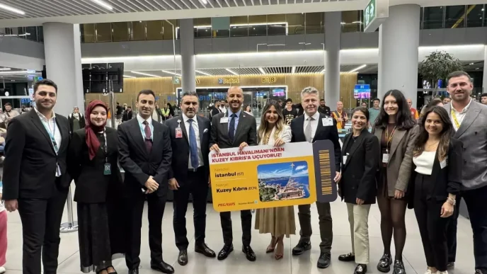 Pegasus Havayollarindan Istanbuldan Kibris Ercana Ucus Basladi