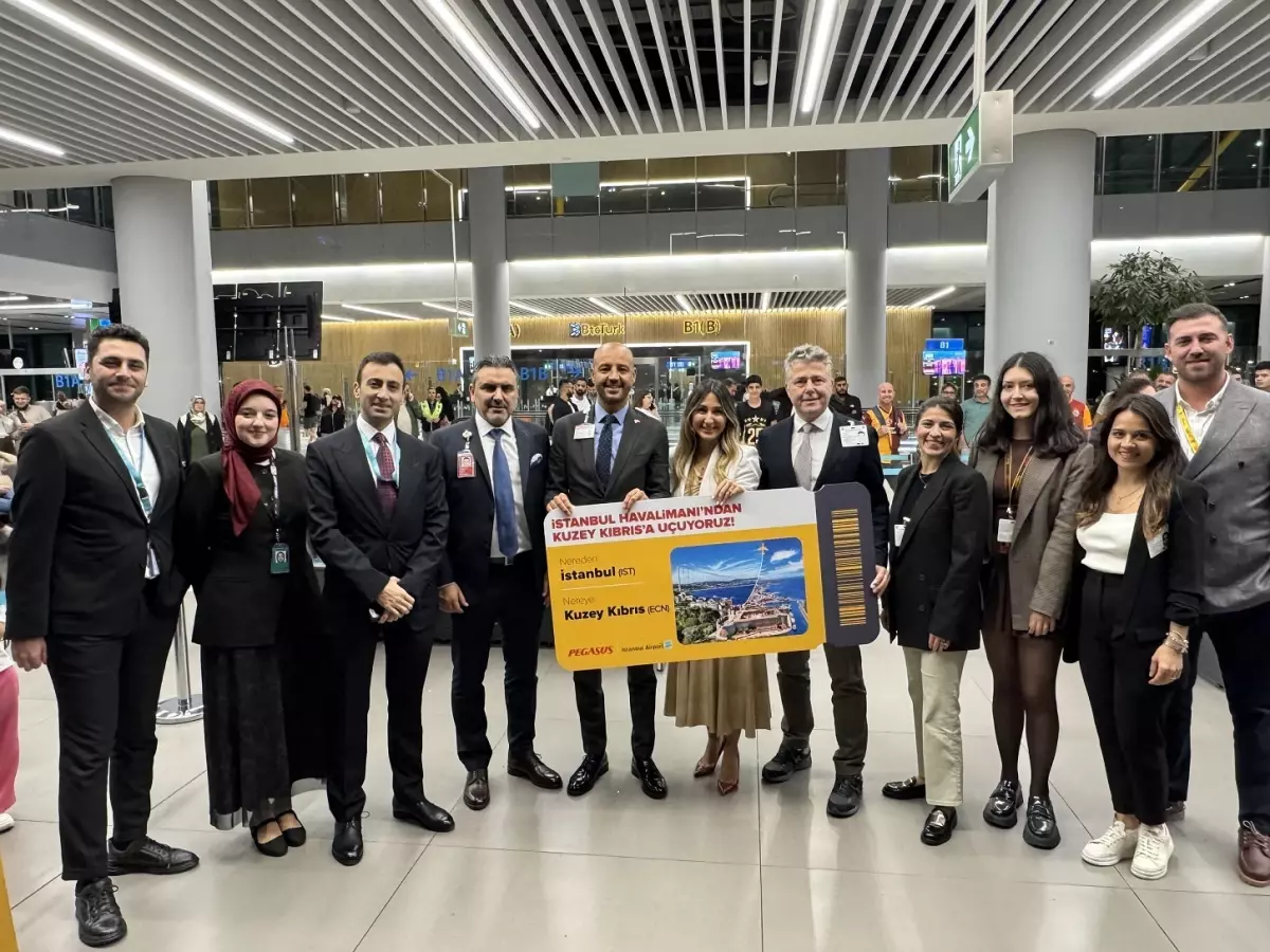 Pegasus Havayollarindan Istanbuldan Kibris Ercana Ucus Basladi