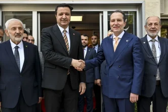 Saadet ve Yeniden Refah Partisi Liderlerinden Ortak Basin Toplantisi