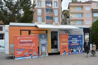 Samsunda Istihdam ve Kariyer Merkezi Mobil Hizmet Vermeye Basladi