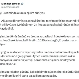 Sanayi Uretimi Yuzde 39 Buyudu