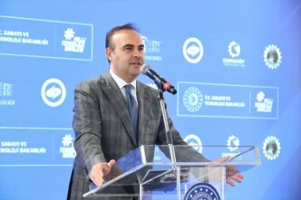 Sanayi ve Teknoloji Bakani Kacir Tekirdagda fabrika temel atma toreninde