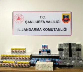 Sanliurfada Kacakcilik Operasyonu 3 Bin Paket Sigara Ele Gecirildi