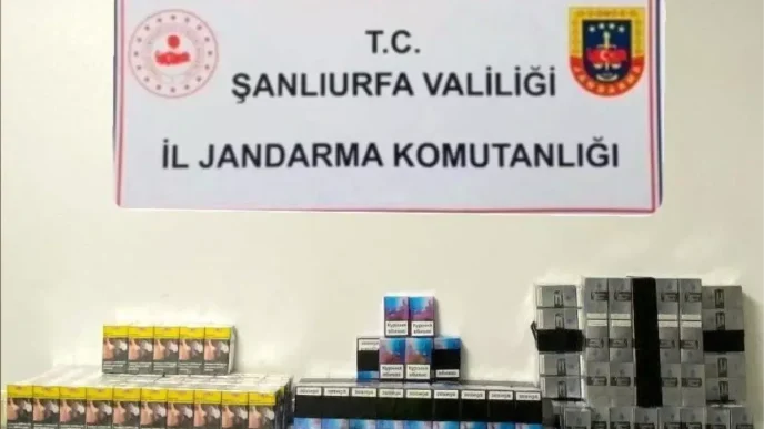 Sanliurfada Kacakcilik Operasyonu 3 Bin Paket Sigara Ele Gecirildi