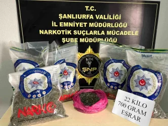 Suructa Uyusturucu Operasyonu 22 Kilo Esrar Ele Gecirildi