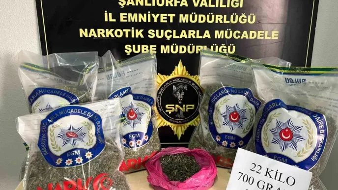 Suructa Uyusturucu Operasyonu 22 Kilo Esrar Ele Gecirildi