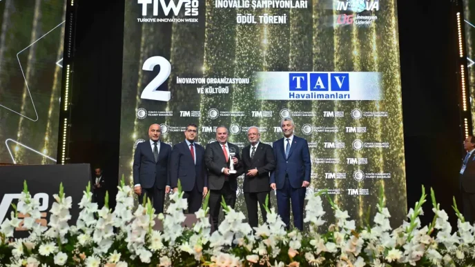 TAV Havalimanlari Inovasyon Odulunde Ikincilik Aldi