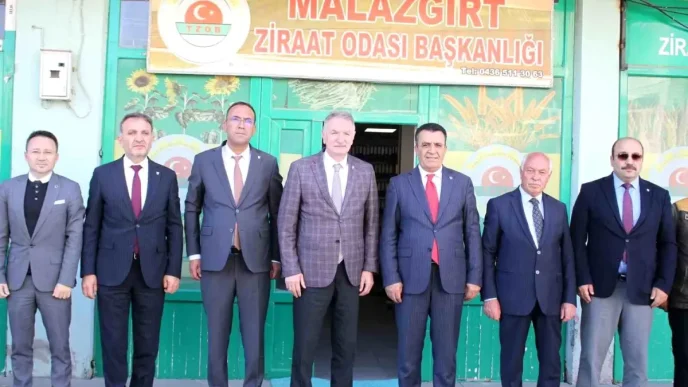 TMO Genel Muduru Ahmet Guldal Malazgirtte Incelemelerde Bulundu