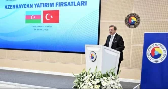 TOBB Baskani Hisarciklioglu Azerbaycan yaklasik 17 milyar dolarlik yatirim hacmiyle