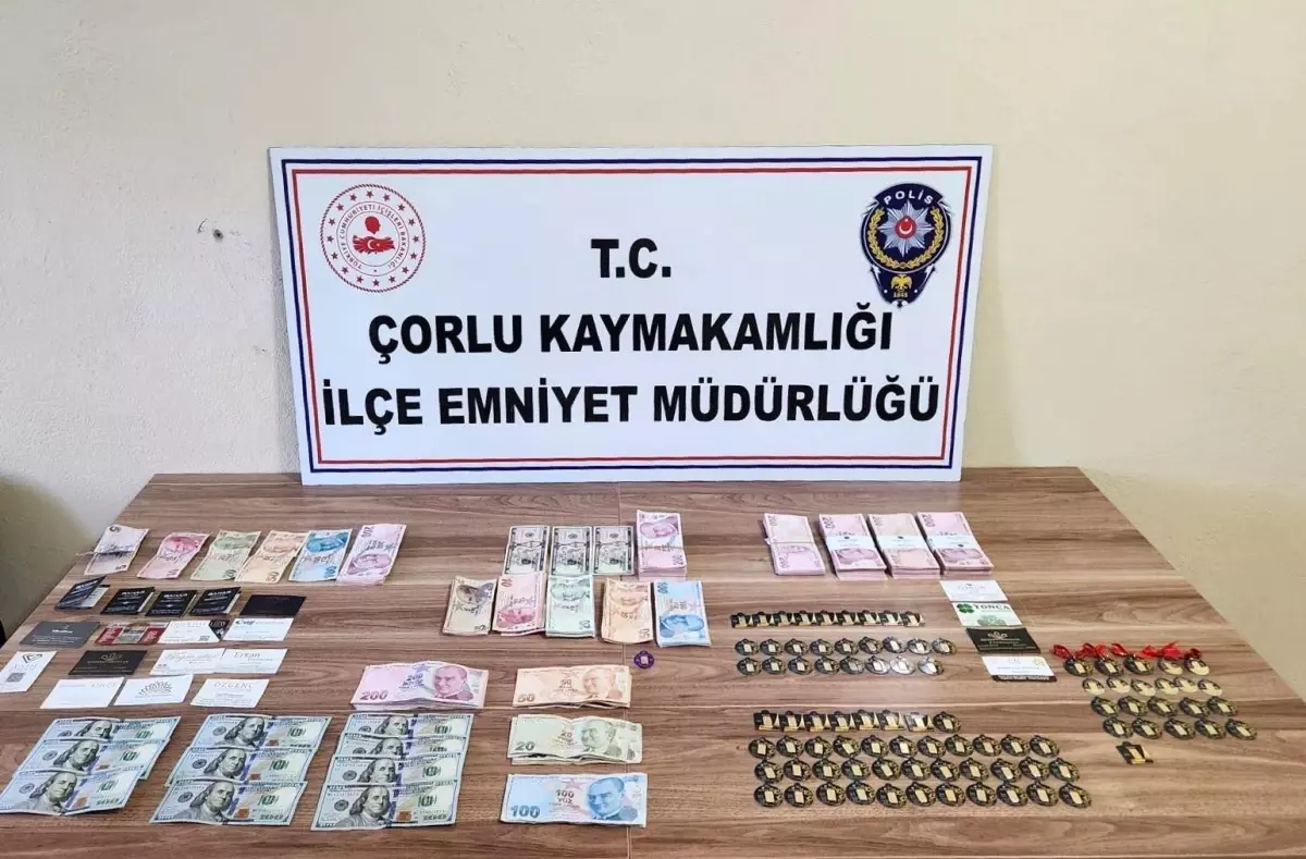 Tekirdagda Sahte Altin Operasyonu 4 Gozalti 1 Tutuklama