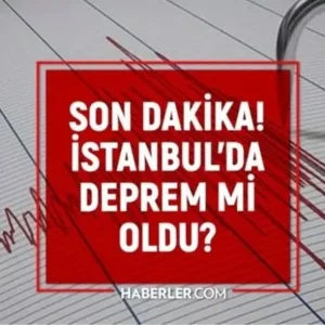 Tekirdagda deprem mi oldu Az once Istanbulda deprem mi oldu