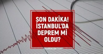 Tekirdagda deprem mi oldu Az once Istanbulda deprem mi oldu