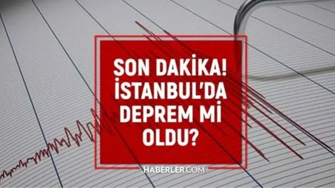 Tekirdagda deprem mi oldu Az once Istanbulda deprem mi oldu