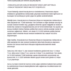 Ticaret Bakani Bolat Ihracatcilar icin Finansman Imkanlari Genisletiliyor