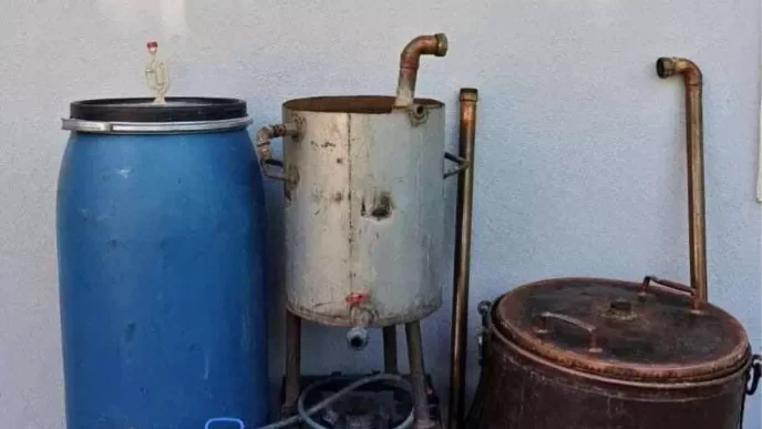 Tokatta Kacak Icki Operasyonu 292 Litre Ele Gecirildi