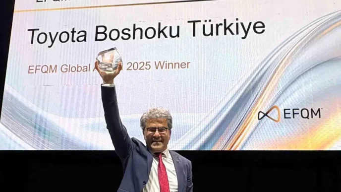 Toyota Boshoku Turkiye EFQM Kuresel Odulunu Kazandi