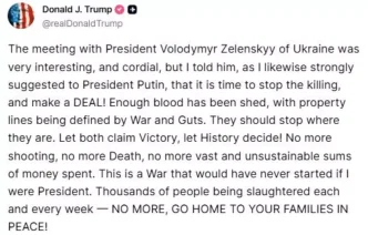 Trump ve Zelenskiyden Savasta Baris Cagrisi