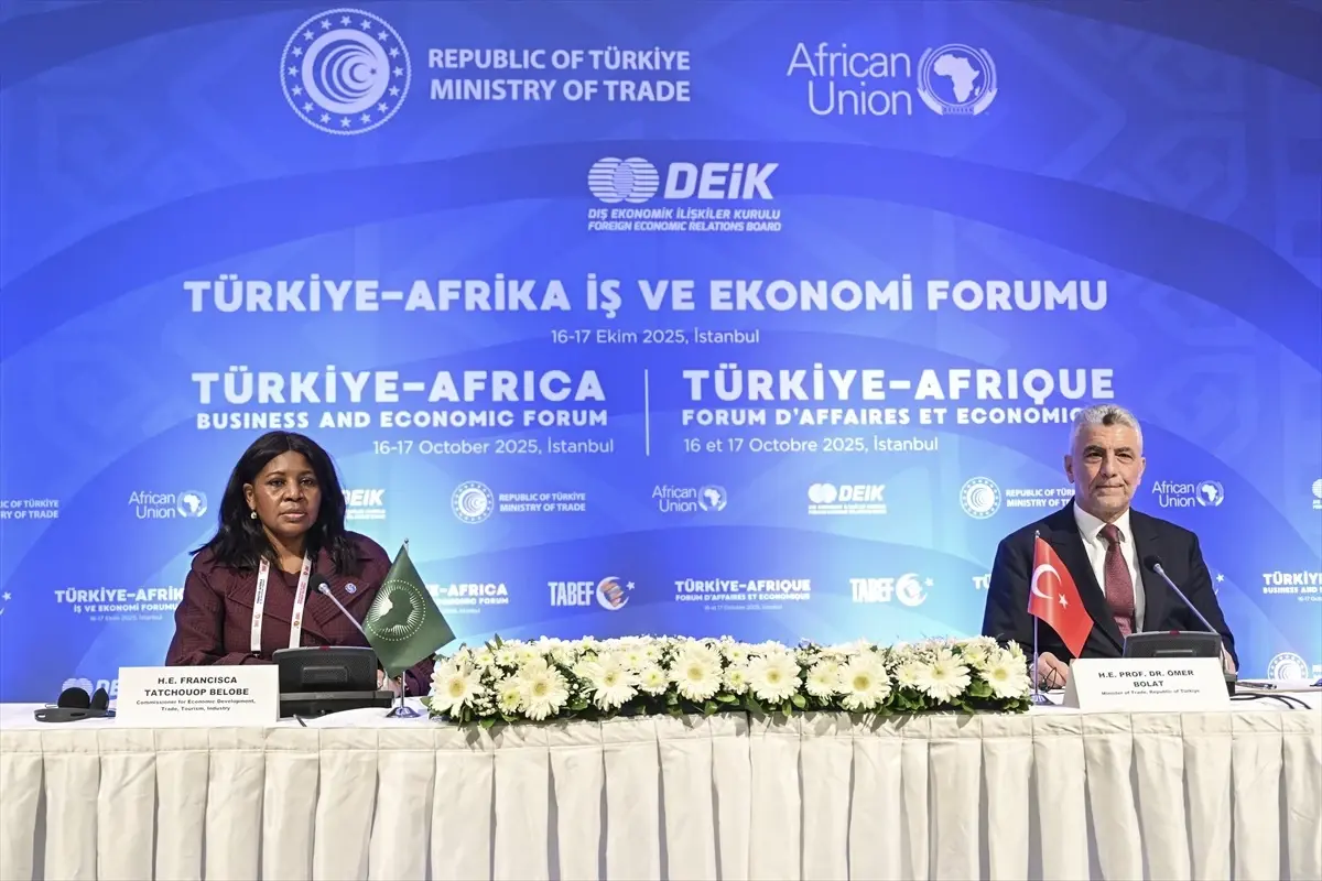 Turkiye Afrika Is ve Ekonomi Forumu Ortak Bildirisi aciklandi