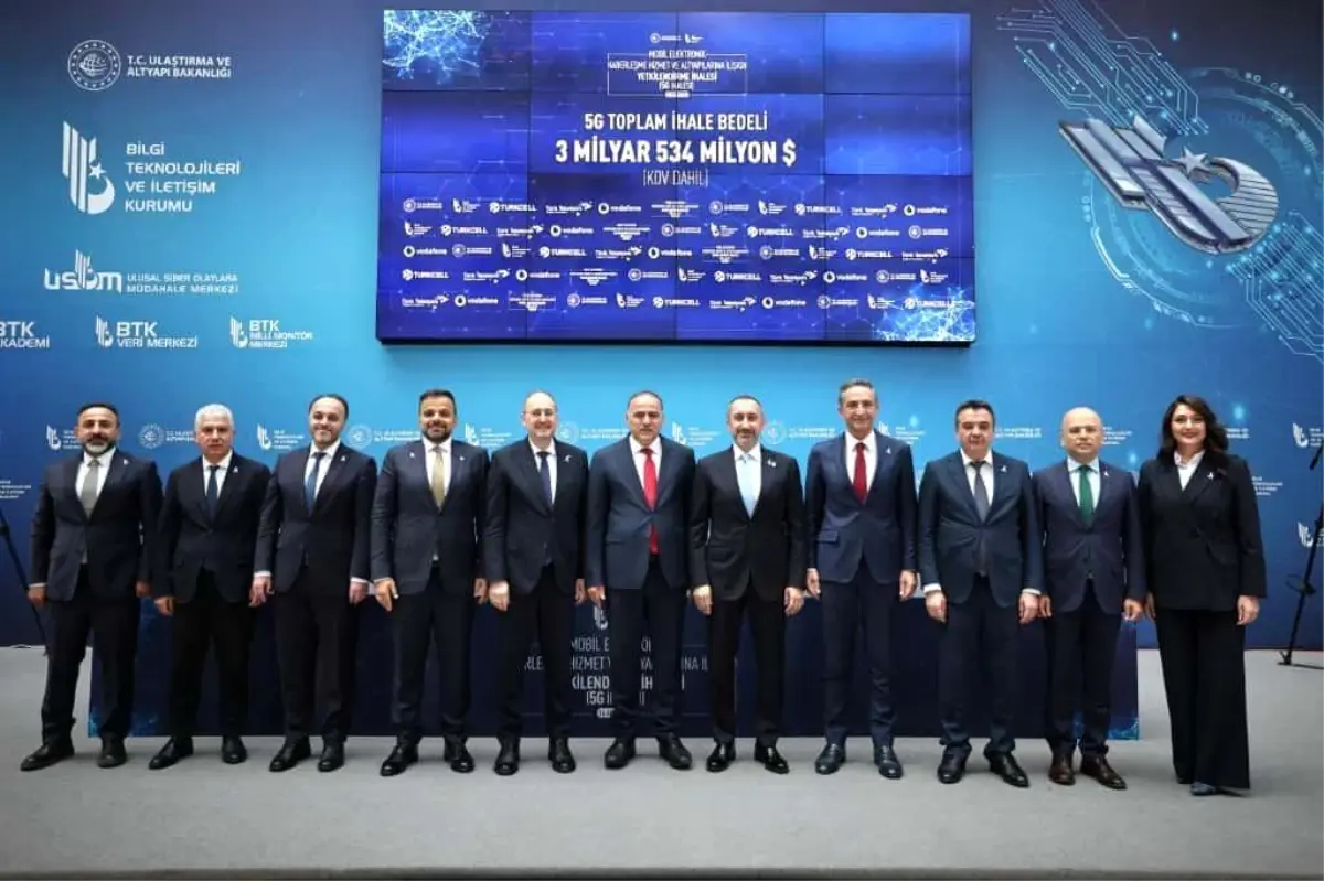 Turkiyede 5G Ihalesi Gerceklesti 3 Operator 29 Milyar Dolar Teklif