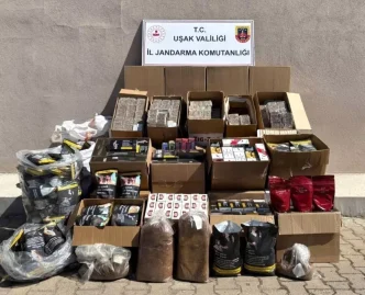 Usakta Kacak Tutun Operasyonu Buyuk Miktarda Ele Gecirildi