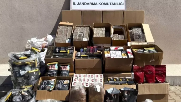 Usakta Kacak Tutun Operasyonu Buyuk Miktarda Ele Gecirildi