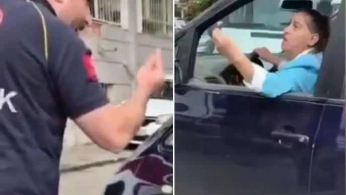 Yaraliya mudahale eden ambulans ekibine Biraz geri alir misiniz dedi