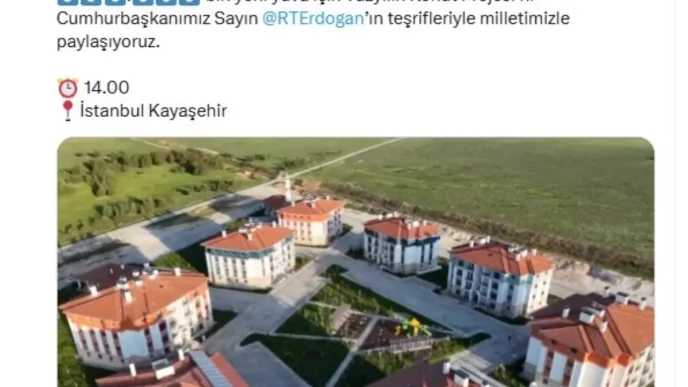 Yuzyilin Konut Projesi detaylari bugun aciklanacak