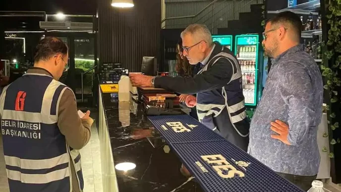 Zonguldakta Gece Hayatina Yonelik Vergi Denetimi