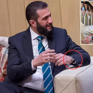 suriye lideri sara nin koluna taktigi saatin 19141529 7999 amp